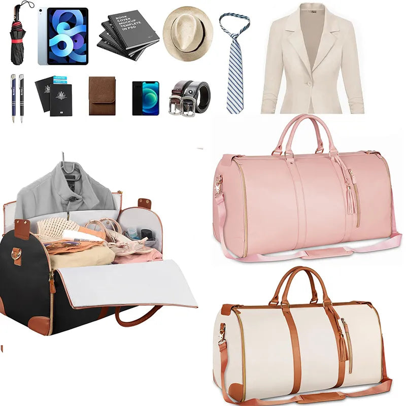 Foldable Leather Bag