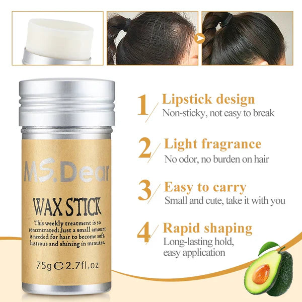 Hair wax stick